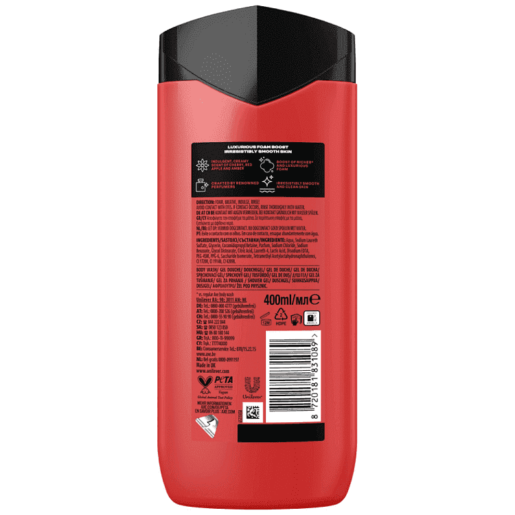 Axe Αφρόλουτρο Cherry Fizz 400ml