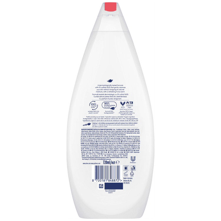 Dove Αφρόλουτρο Juicy Hydrate 720ml