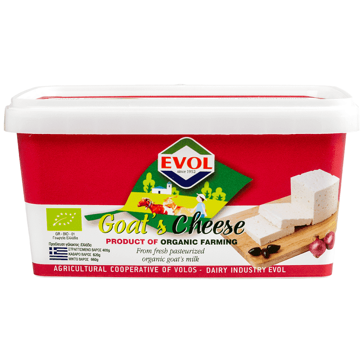 Εβόλ Τυρί Κατσικίσιο Βιολογικό 400gr