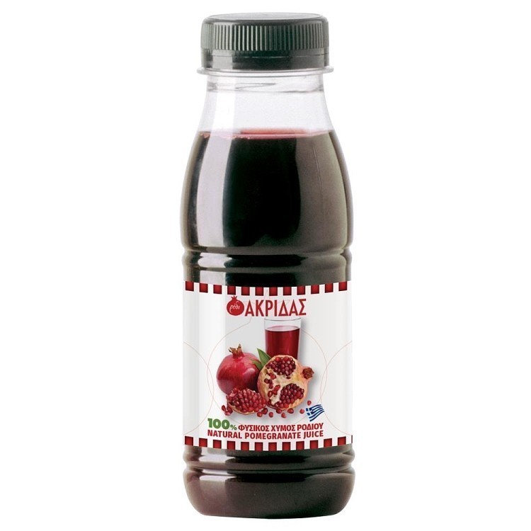 Ακρίδας Ρόδι Χυμός 100% Φυσικός 250ml