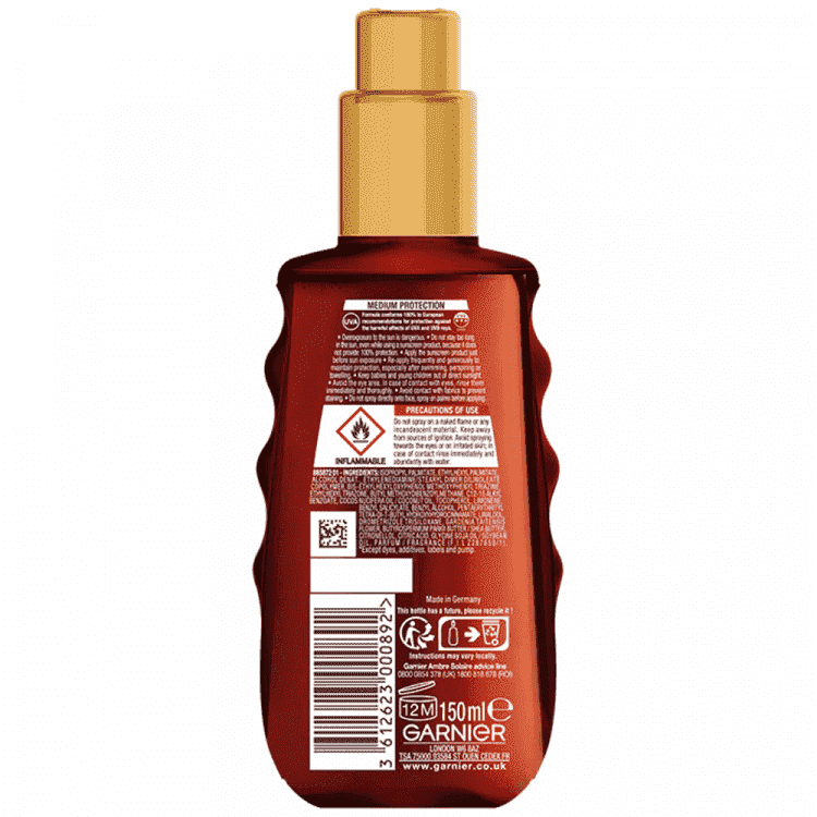 Ambre Solaire Λάδι Προστασίας SPF20 150 ml