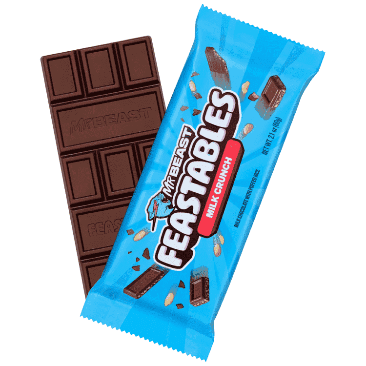 Σοκολάτα Mr Beast Fea Milk Crunch 60gr