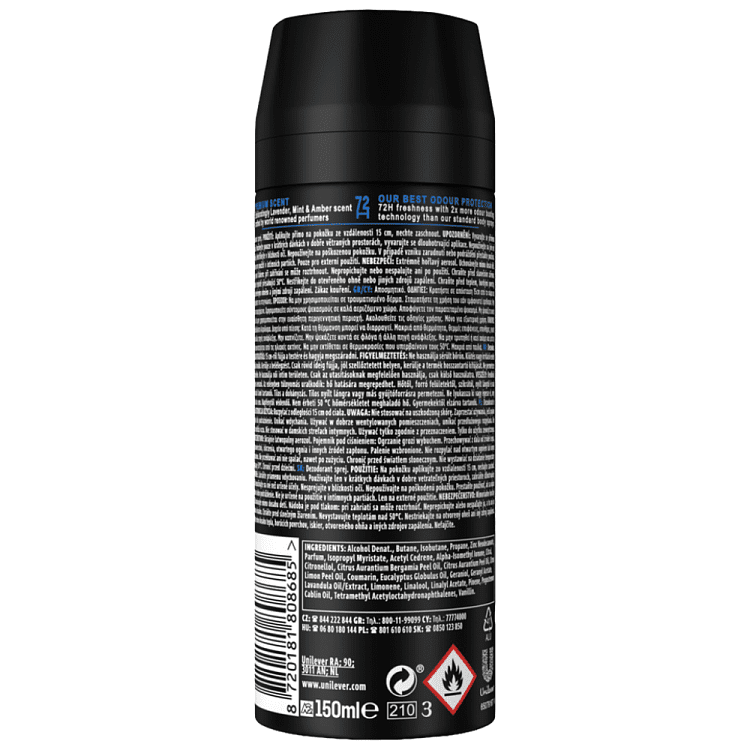 Axe Αποσμητικό Σώματος Σπρέυ Blue Lavender 150ml