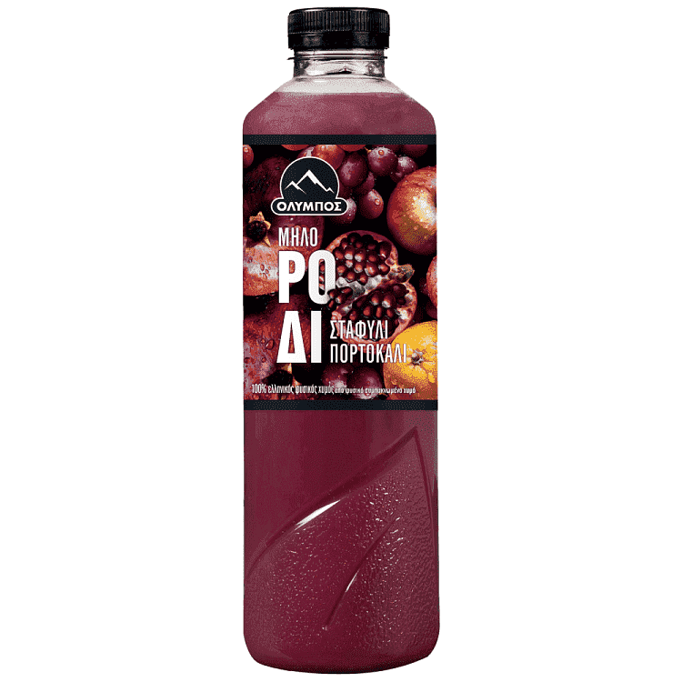 Όλυμπος Φυσικός Χυμός Ρόδι-Μήλο-Σταφύλι 1lt
