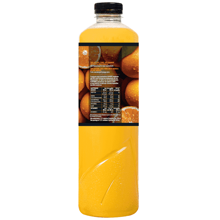 Όλυμπος Φυσικός Χυμός Πορτοκάλι 1,5lt