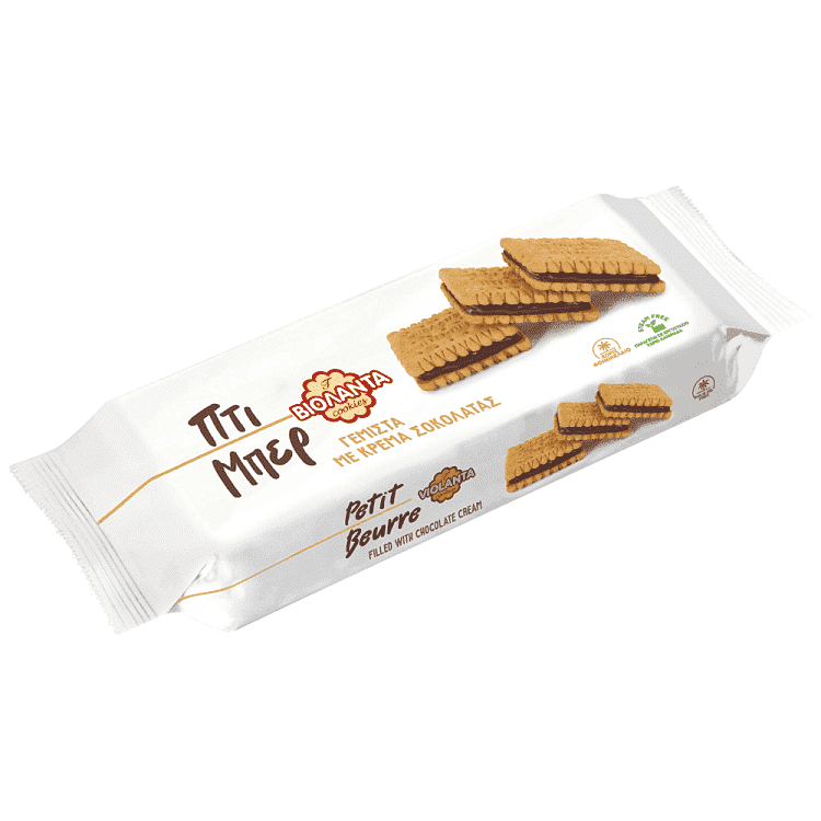 Βιολάντα Πτι Μπερ Μπισκότα Γεμιστά 215gr