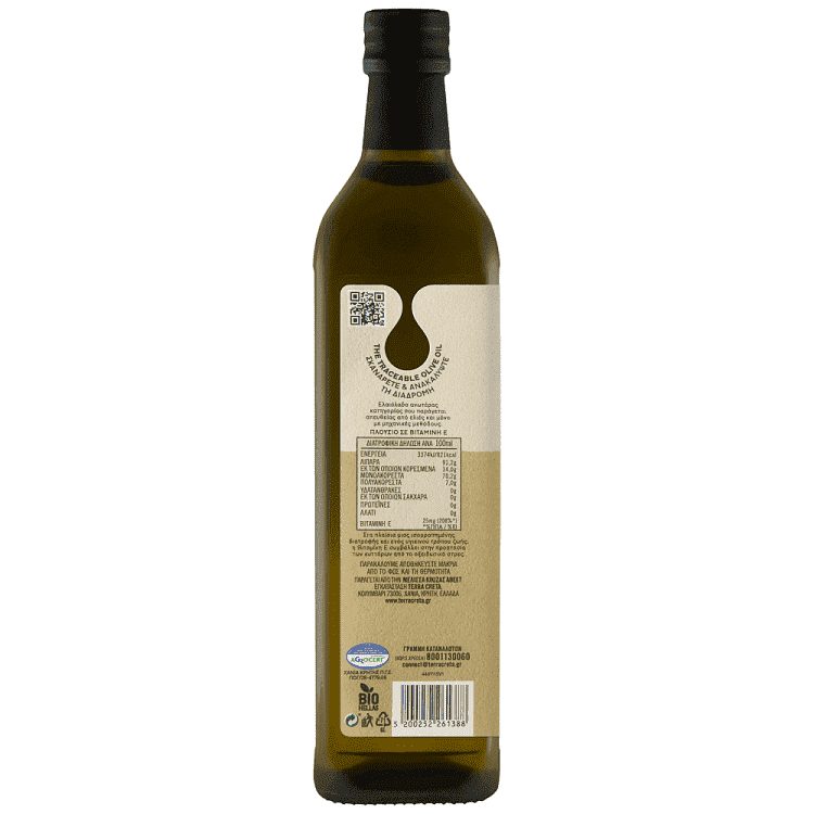 Terra Creta Ελαιόλαδο Bio ΠΓΕ Χανίων 750ml