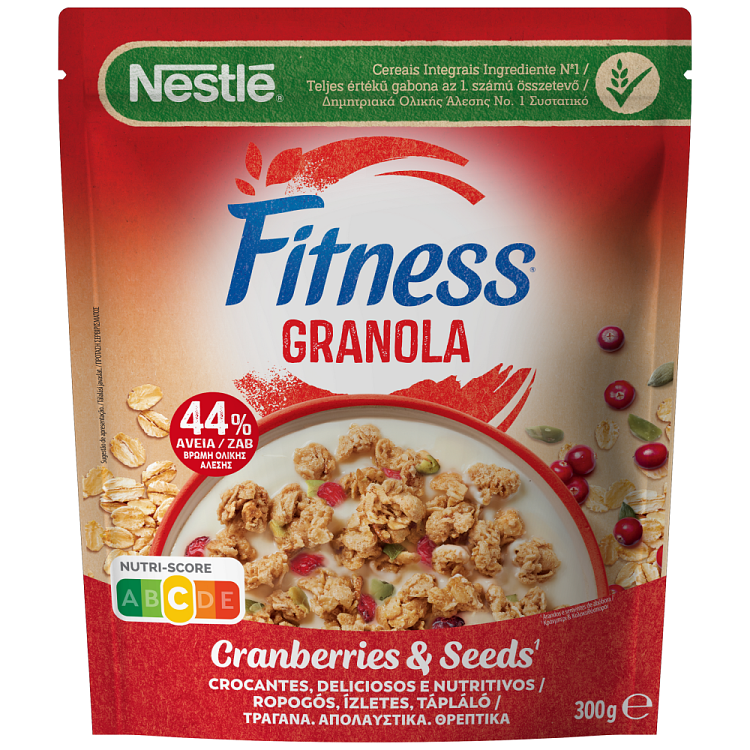 Fitness Granola Cranberries & Seeds Cerbag 300g