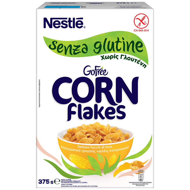 Nestle Corn Flakes Δημητριακά Χωρίς Γλουτένη 375g