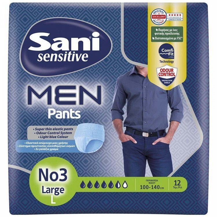 Sani Men Pants No.3 Large 12τεμ