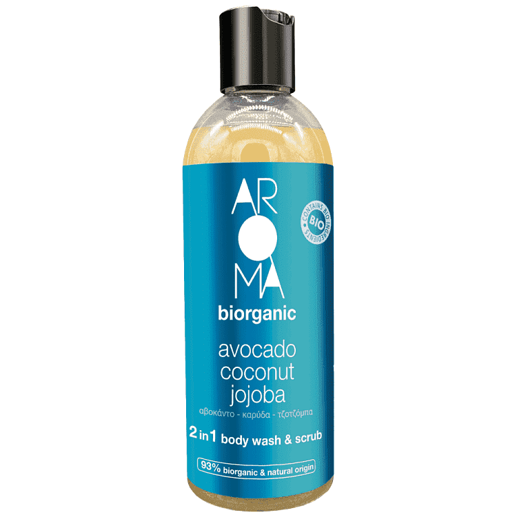 Aroma 2 Σε 1 Αφρόλουτρο & Scrub Avocado Coconut Jojoba 300ml