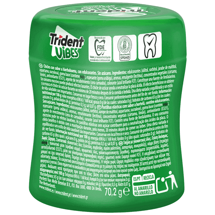 Trident Vibes Spearmint 70gr