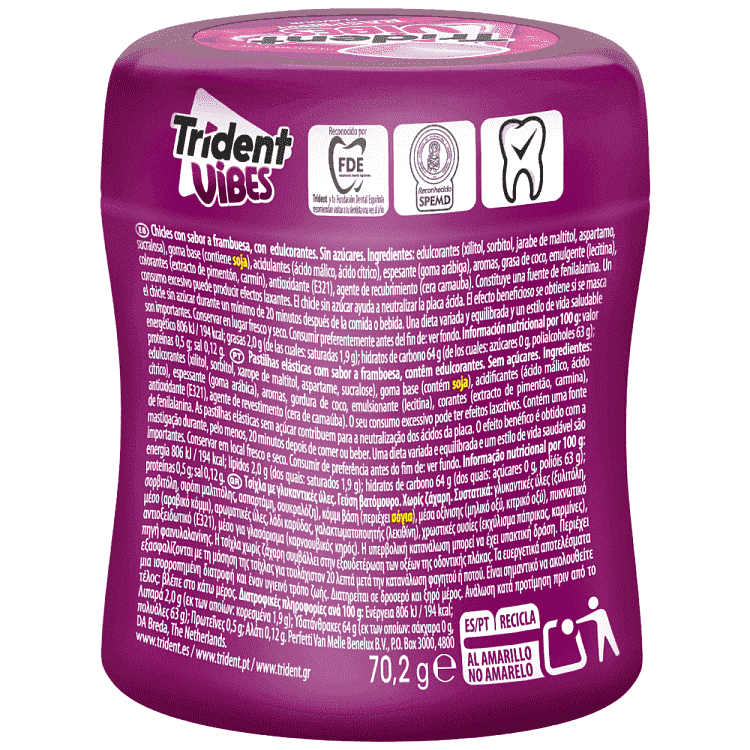 Trident Vibes Berry 70gr