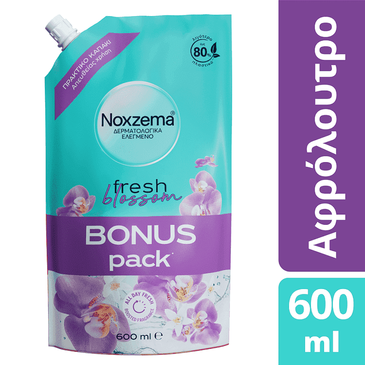 Noxzema Doypack Αφρόλουτρο Free Bloss 600ml