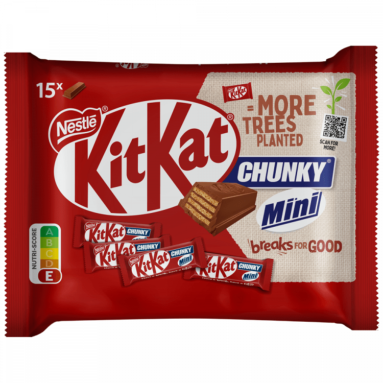 KitKat Chunky Mini Γκοφρέτα Με Σοκολάτα Γάλακτος 250g