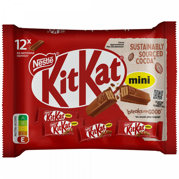 KitKat Mini Γκοφρέτα Με Σοκολάτα Γάλακτος 200g