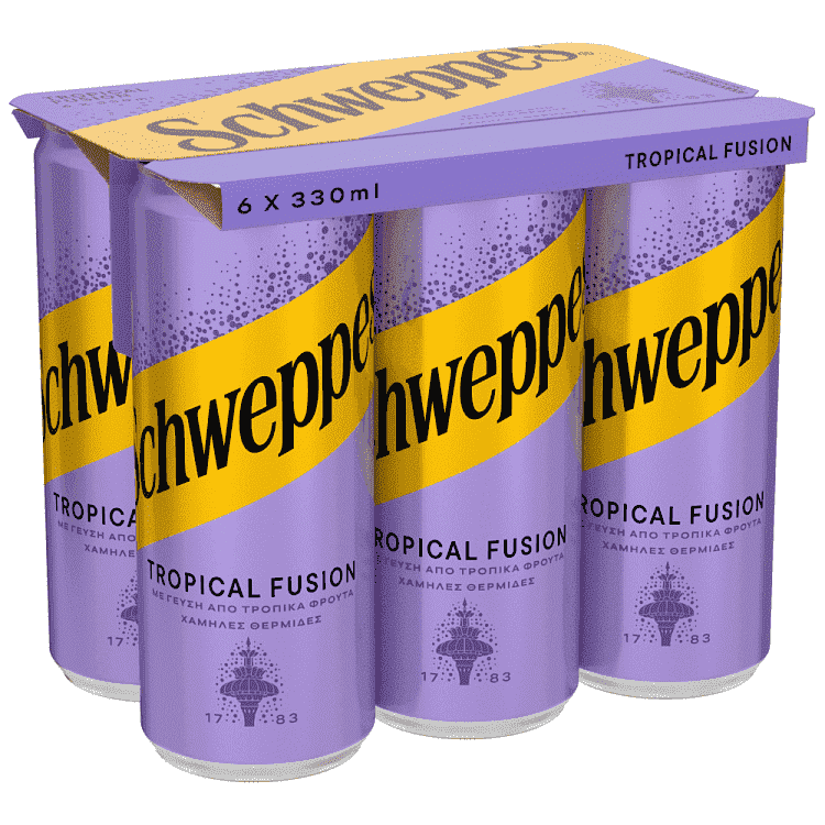 Schweppes Tropical Fusion 330ml 6τεμ