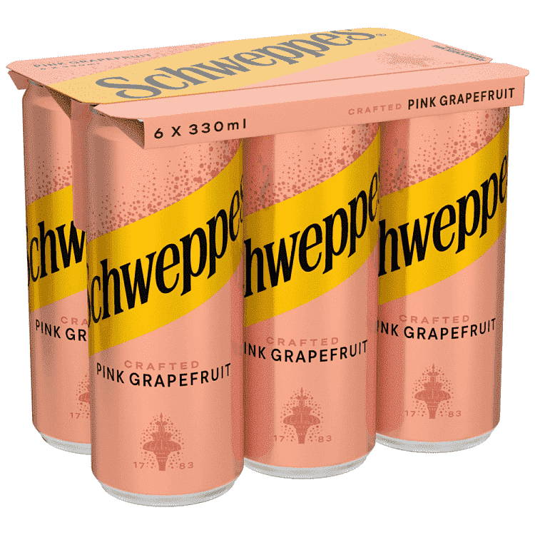 Schweppes Pink Grapefruit 6x330ml
