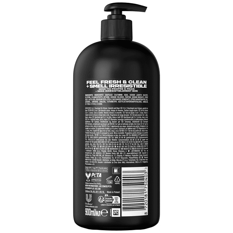 Axe Ντους Dark Τemptation 900ml