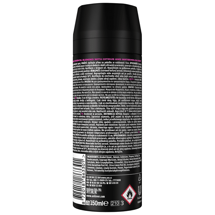 Axe Αποσμητικό Σώματος Σπρευ Νο 10 150ml