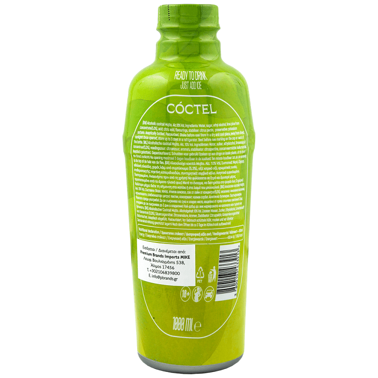 Coctel Cocktail Mojito Ready To Drink 1lt