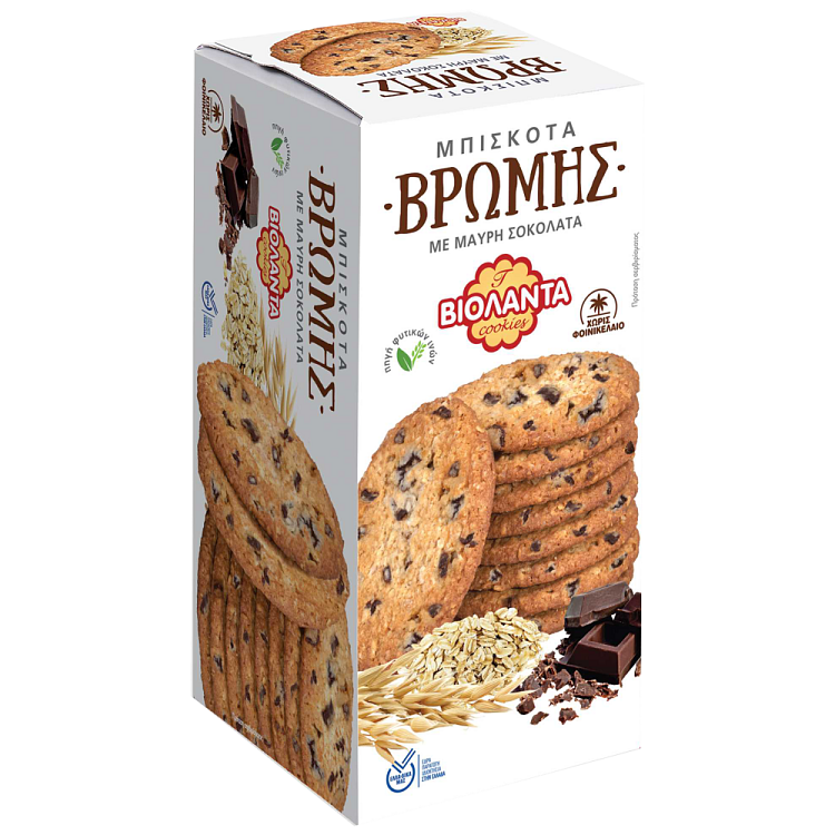 Βιολάντα Μπισκότα Βρώμης Με Σοκολάτα 200gr