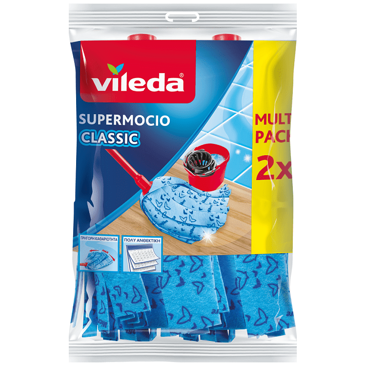 Vileda Σφουγγαρίστρα Classic Pack Σετ 2τεμ