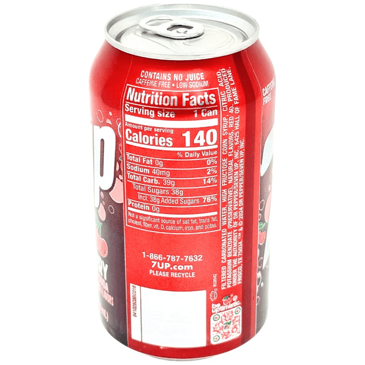 7 Up USA Cherry 355ml