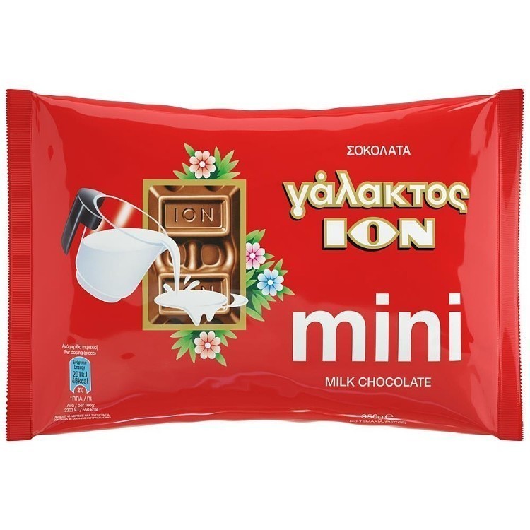 ΙΟΝ Σοκολατάκια Mini Γάλακτος Σακούλα 350gr