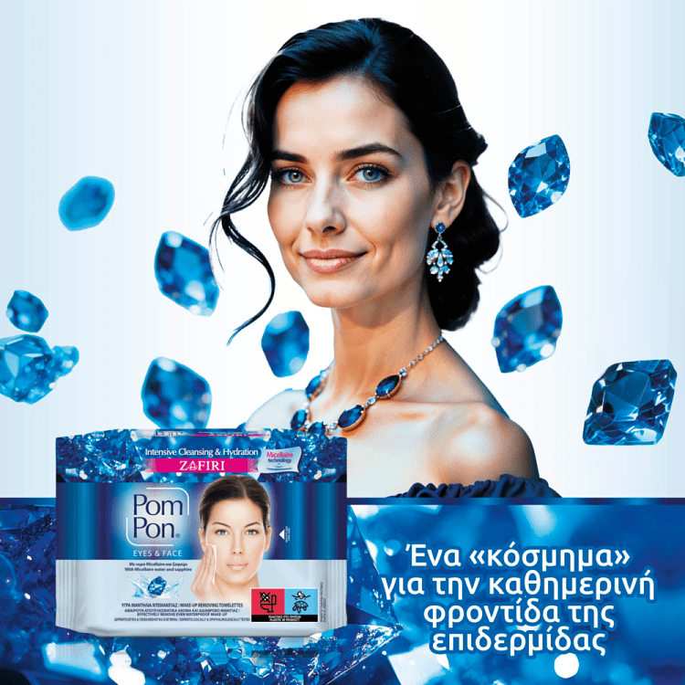 Pom Pon Υγρά Μαντηλάκια Ντεμακιγιάζ Micellaire Και Νεσεσερ 2x20τεμ