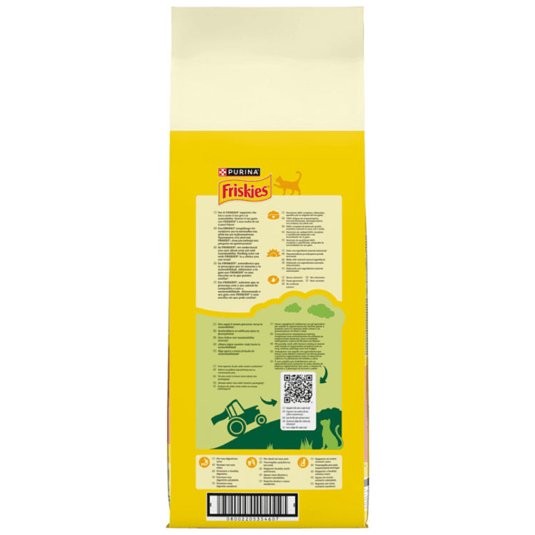 Friskies Ξηρά Τροφή Για Γάτες Hairball Με Βοδινό Κοτόπουλο Λαχ/κά 20kg