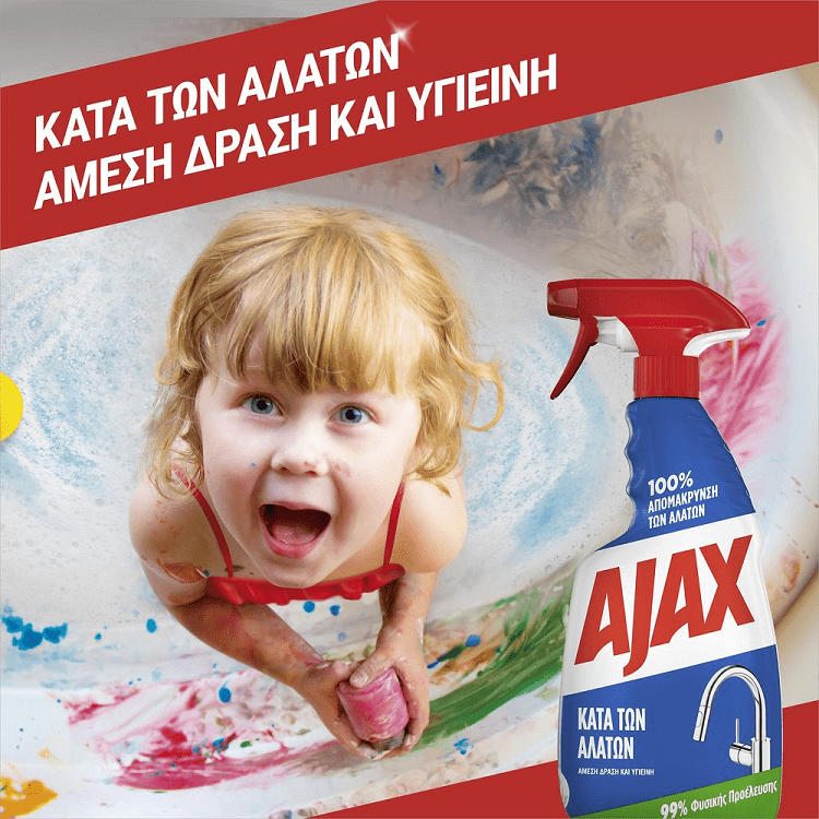 Ajax Κατά των Αλάτων Καθαριστικό Spray Αντλία 500ml