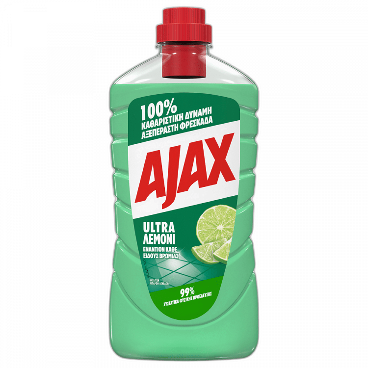 Ajax Ultra Λεμόνι Καθαριστικό Πατώματος 1000ml