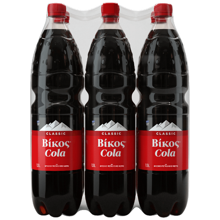 Βίκος Cola Zero 1,5lt 6τεμ