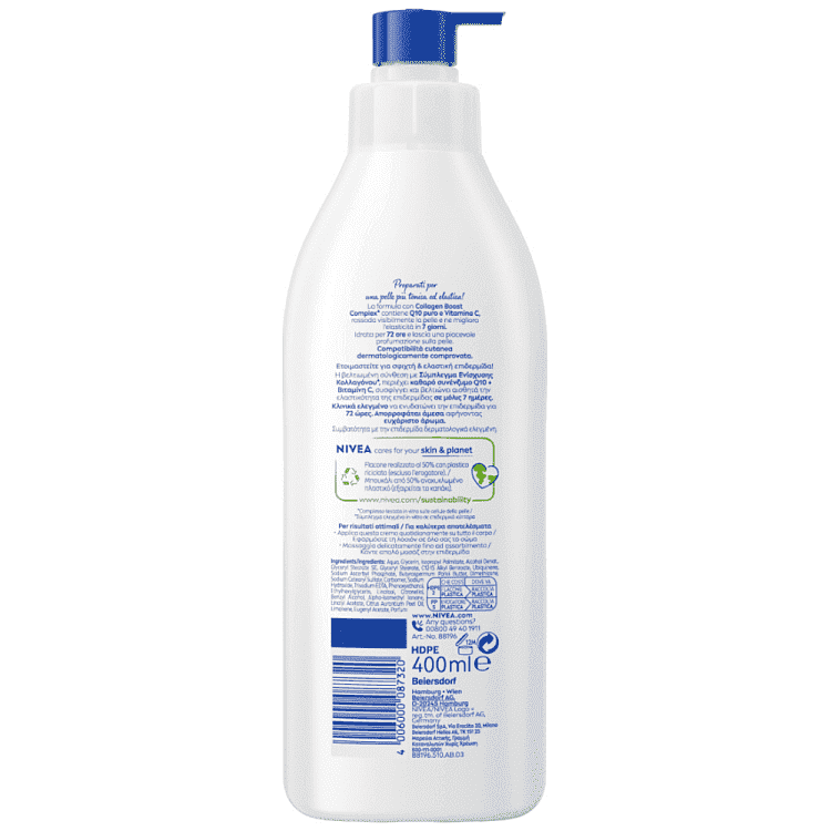 Nivea Body Q10 Plus Firming Lotion Άντλια 400ml