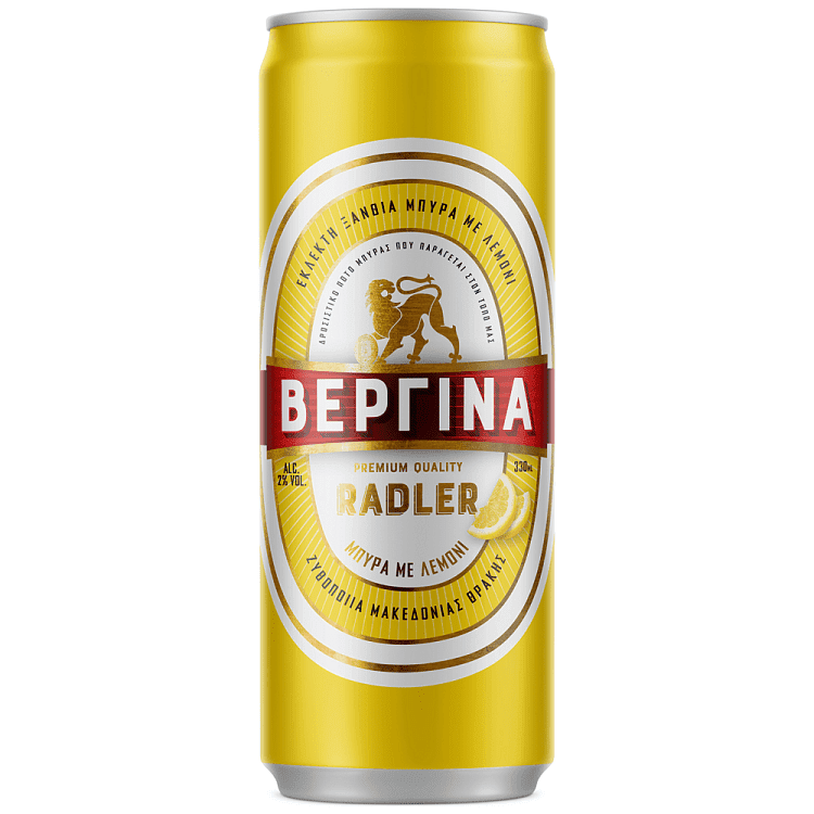 Βεργίνα Radler Μπίρα Κουτί 330ml
