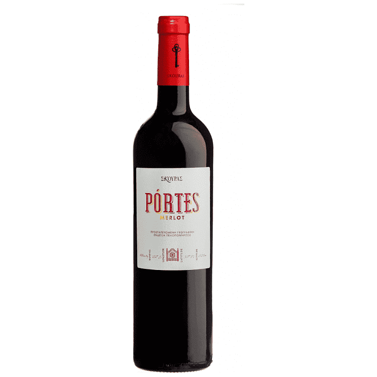 Κτήμα Σκούρας Portes Merlot Ερυθρός Οίνος 750ml