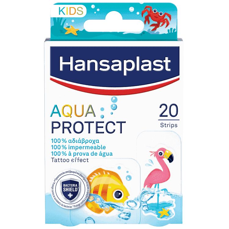 Hansaplast Aqua Protec Kids 20τεμ