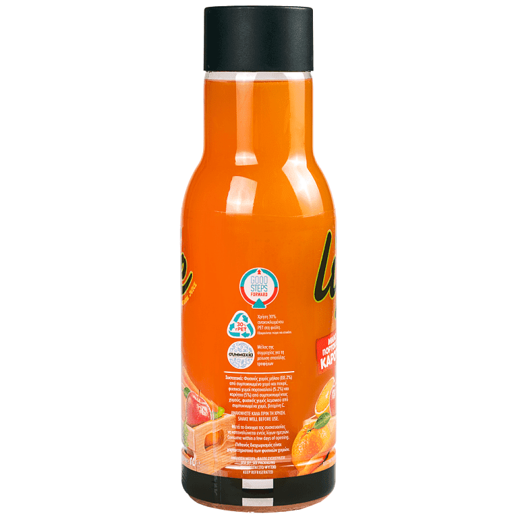 Life Χυμός Μήλο-Πορτοκάλι-Καρότο Μπουκάλι 1lt