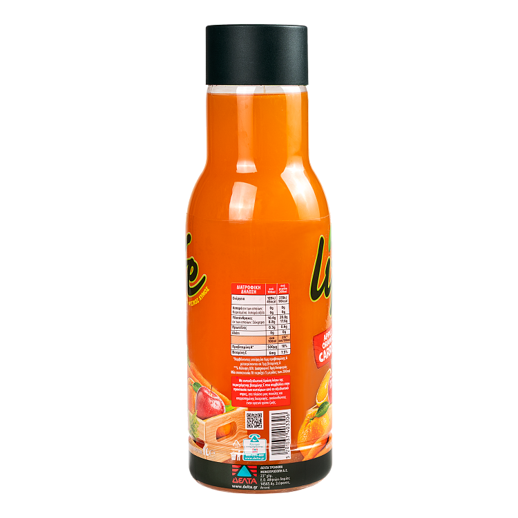 Life Χυμός Μήλο-Πορτοκάλι-Καρότο Μπουκάλι 1lt