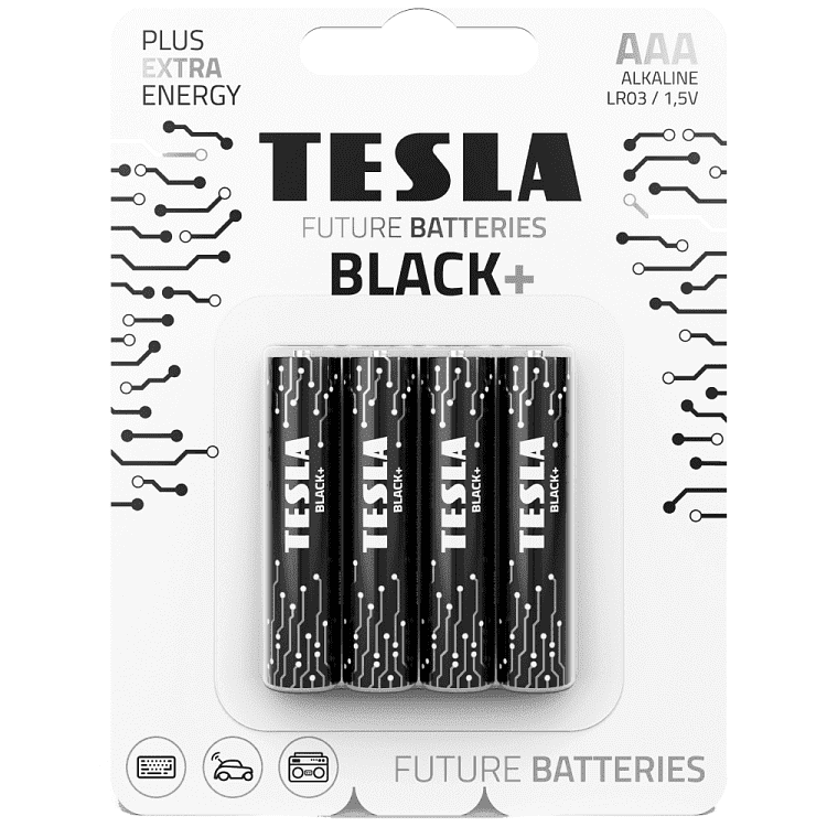 Tesla Black Μπαταρία Αλκαλική ΑAA 4τεμ