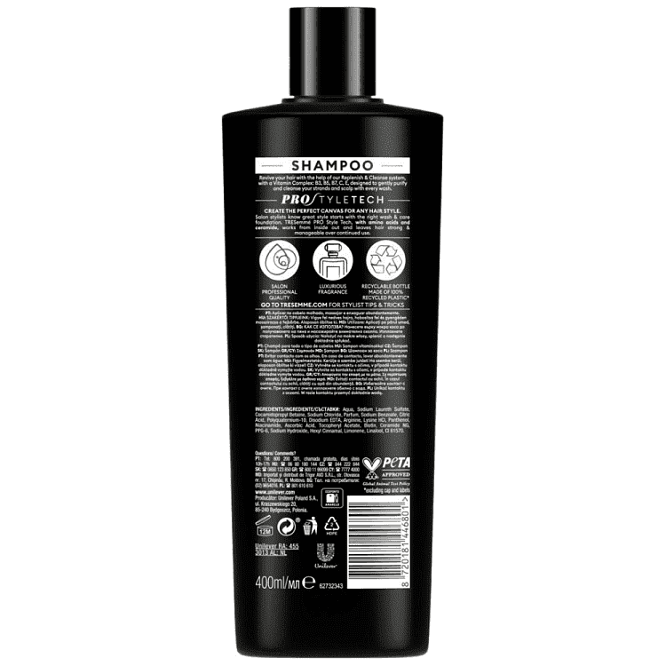 TRESemme Σαμπουάν Clean Reprenish Λιπαρά 400ml