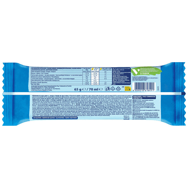 Pirulo Mango Παγωτό 65gr 70ml