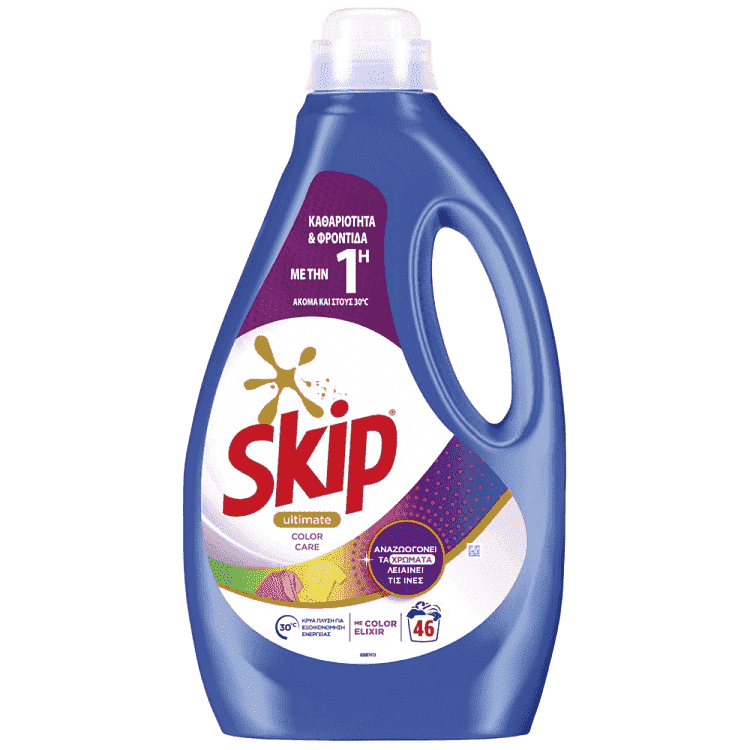 Skip Ultimate Υγρό Απορρυπαντικό Πλυντηρίου Ρούχων Color 46μεζ 2,3lt