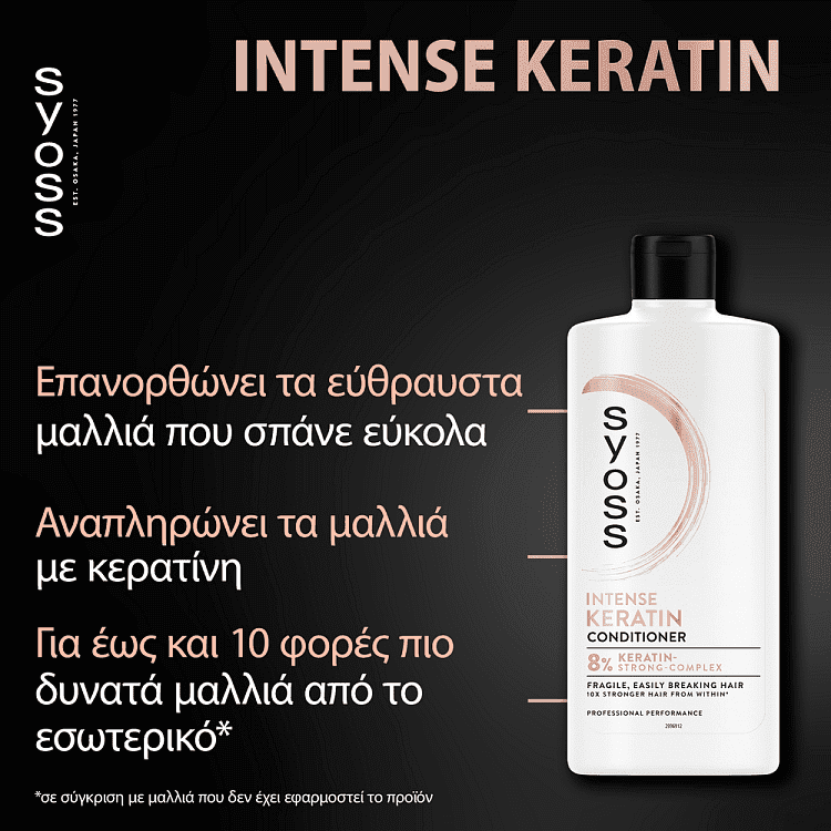 Syoss Keratin Επαγγελματικό Conditioner 440ml