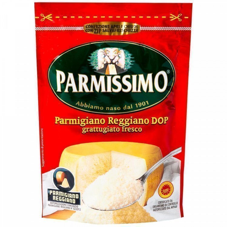 Parmissimo Parmigiano Reggiano Ιταλίας Τριμμένη 90gr