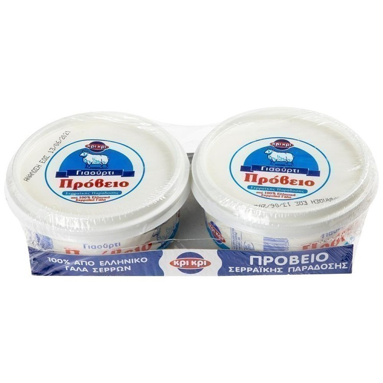 Κρι Κρι Γιαούρτι Πρόβειο Παραδοσιακό 2x300gr