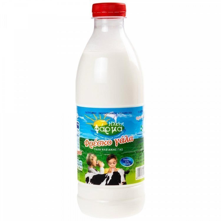 Φάρμα Ηλείας Γάλα Πλήρες 3,5% 1 lt