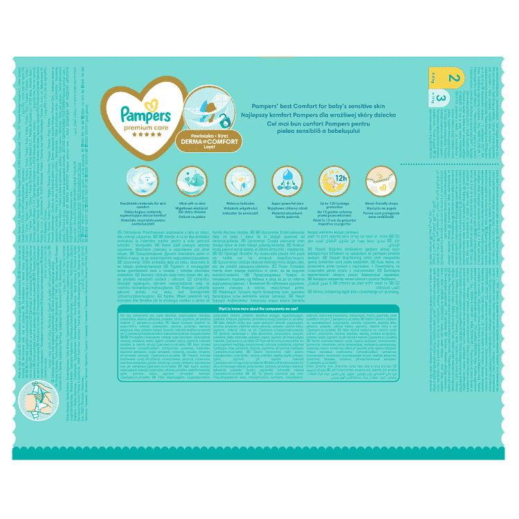 Pampers Πάνες Premium Care Carry Pack (23τεμ) Νo2 (4-8kg)