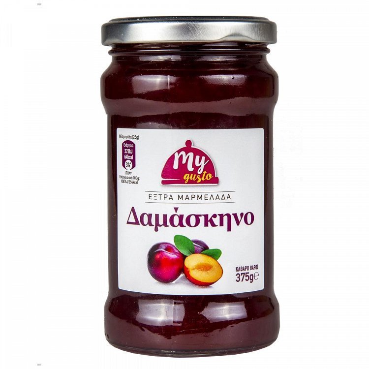 My Gusto Μαρμελάδα Extra Δαμάσκηνο 375gr
